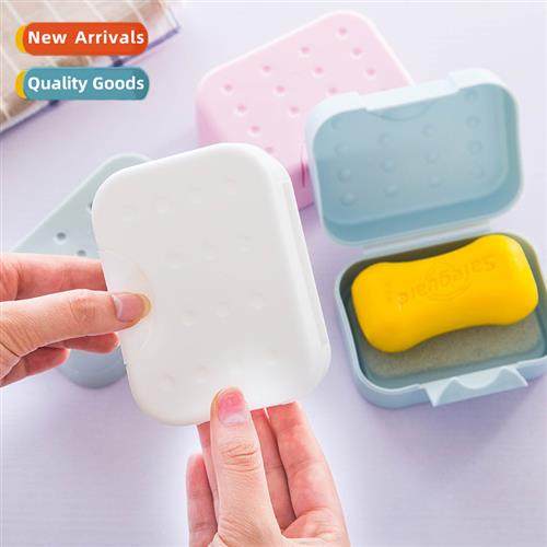 Travel Portable Soap Box wh Latch wh Lid Sealed Waterpro Soa