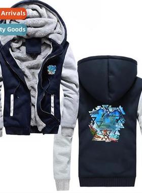 Horiz Zero Dawn Acti Game Hoodie Mens Winter Thickened Warm