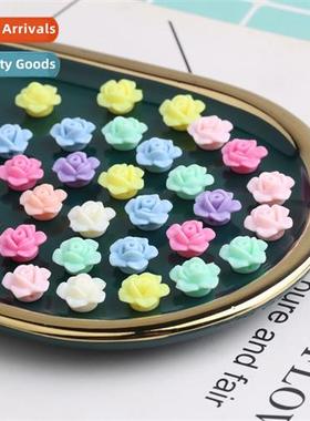 Hmade DIY children beading acrylic loose beads rose beads je