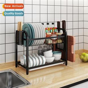 Kchen shelves carb steel sink drying rack dish rack dishes s
