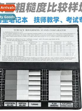 Notebook Surface Roughness Comparis Sample Ra0.05-12.5um0.01