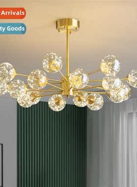 Scinavian chelier full copper light luxury -modern minimalis