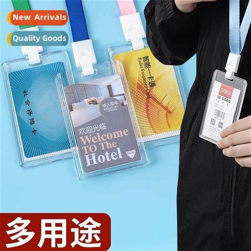 New transparent frosted card holder ID card holder ID card h