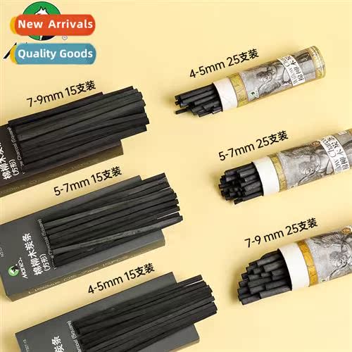 Charcoal SticksCharcoal Pencil Square Cott Willow Wood Charc