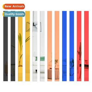 mirror paste closet living acrylic diagal strip