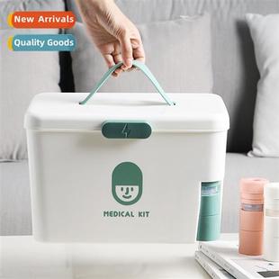 large capacy aid medicine first box layer Household multi