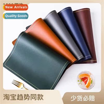 Scinavian gold lear placemats PU waterpro placemats oil-pro