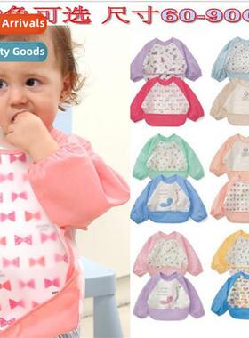 Childrens waterpro smock baby back to wear clos baby eating