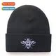 animal bee riding womens cap popular knted that embroidery