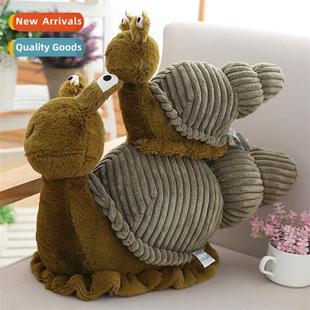 plush toy gifts green furnishings snail home Simulati doll