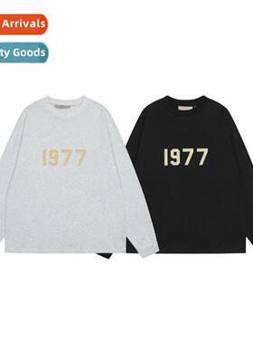 FOG SS22 compound line ESSENTIALS flocked 1977 round neck lg