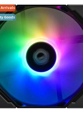 TF-12025 desktop case fan wh colorful illuminati  PWM temper