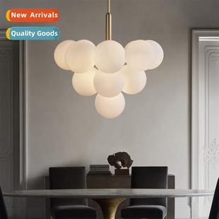 Scinavian all-brass chelier -modern light luxury dining room