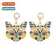 enamel color earrings cute head creative cat persaly diamd