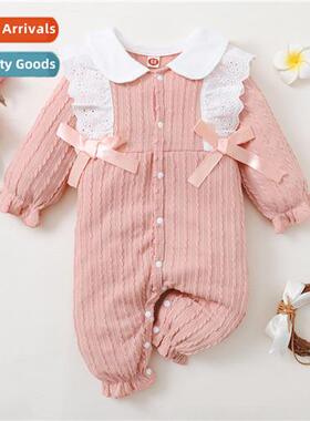 ins baby spring  autumn  2022 new n solid color baby girl lg