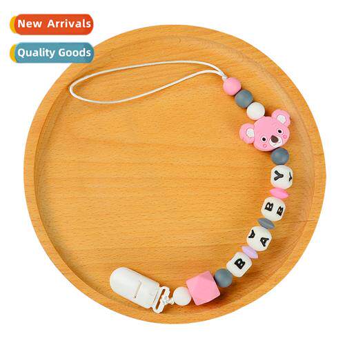 Koala Head Silice Beads Silice Anti-Drop Chain Teething Toys