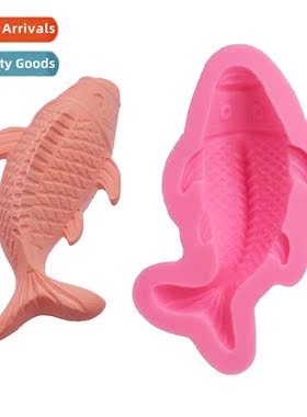 DIY Baking Large Carp Jelly Mousse Cake Mould Chocolate Fdan