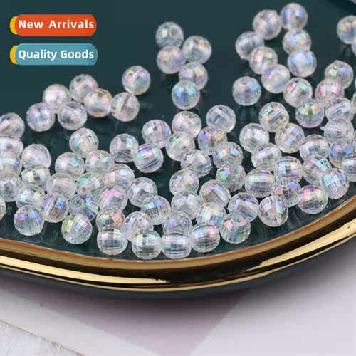 Hmade beading diy material package 8mmAB colorful earth bead