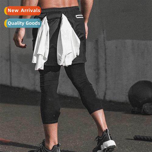 Summer new mens loose shorts seven pants large size casual s