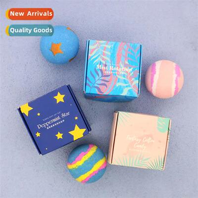 240g Blue Star Spinning Bubble Balls Pink Marshmallow Perfum