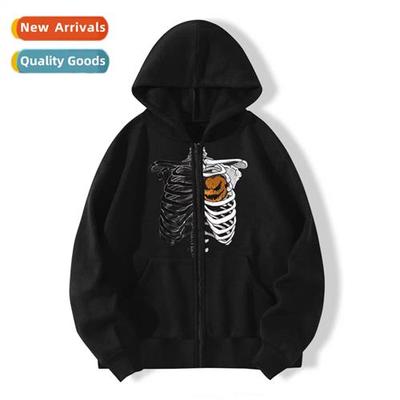 2022 High Set Hip Hop Oversize Be Lg Sleeve Zipper Sweatshir