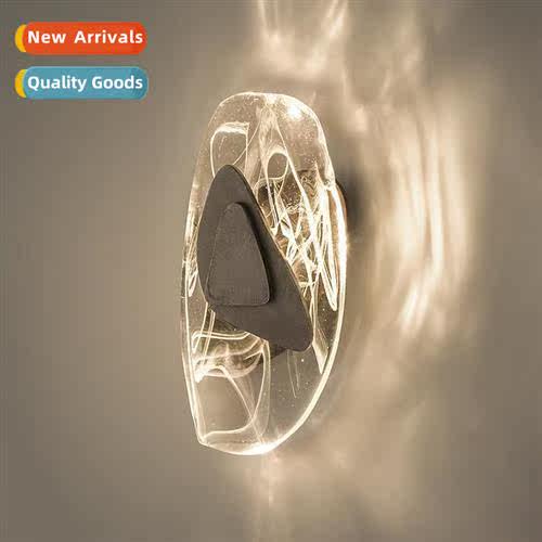Scinavian simple modern  wall lamp water wave pattern creati