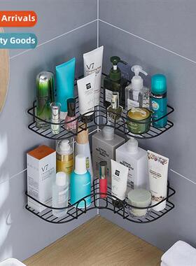 No-hole bathroom shelf corner bathroom heart-shaped sucti wa