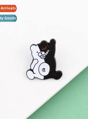 Binary anime peripheral bulletpro shirt shirt carto brooch b