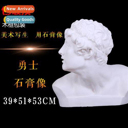 H53CM Warrior Bust Plaster Portra Teaching Aid Plaster Head