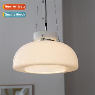 Scinavian French Cream Glass Chelier Bedroom Bedside Lamp Mo