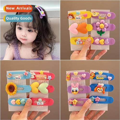 Childrens  clips girls 2023 new broken  artifacts girls high