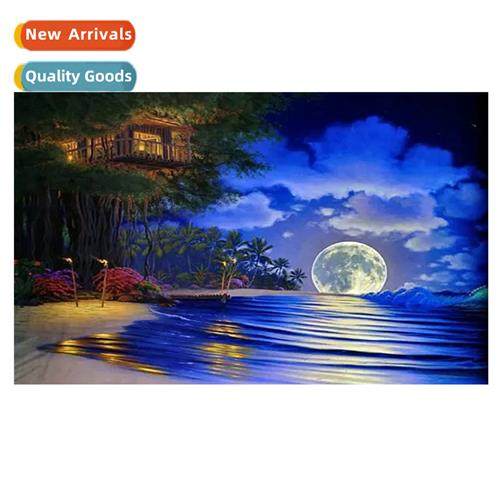 Diamd painting new DIY coastal full mo full diamd round diam