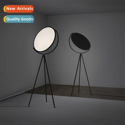 Post-modern creative hardware living room floor lamp art bed