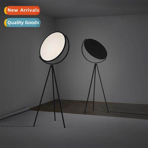 Post-modern creative hardware living room floor lamp art bed