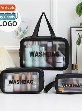 Transparent makeup wash bag large capacy waterpro swimming b