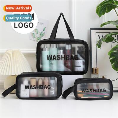 Transparent makeup wash bag large capacy waterpro swimming b