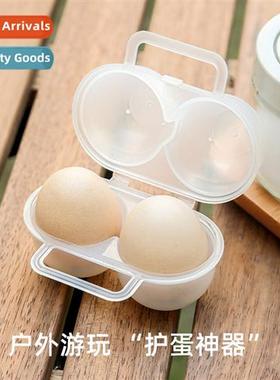 Outdoor shockpro two compartments egg cart compact portable