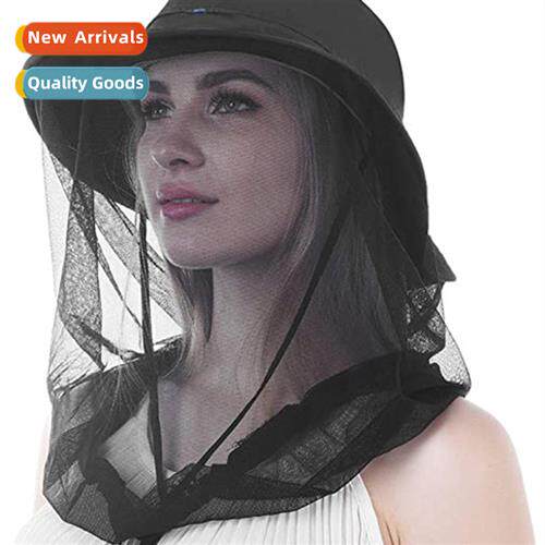 Outdoor foldable anti-mosquo hat beekeeping sun hat anti-fly