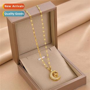 preservati necklace female Tanium hundred color lang steel