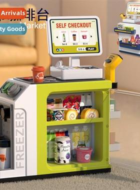 Childrens multifunctial cash register refrigerator cfee mach