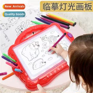 Childrens drawing board light illuminati projecti wring boar