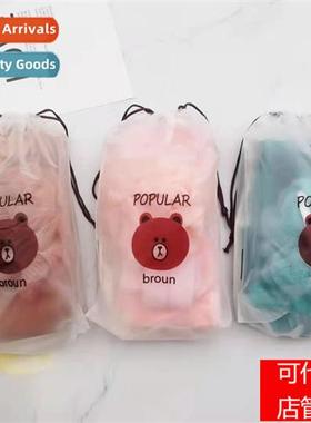 Bath Towel Bath three sets thickened mud rubbing back pullin