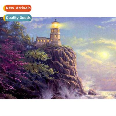 New seaside lighthouse lscape diamd painting modern living r