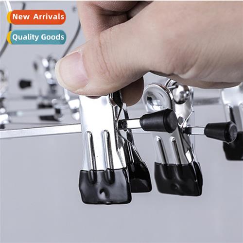 Stainless Steel Trouser Rack Trouser Clip Hanger Metal Anti-