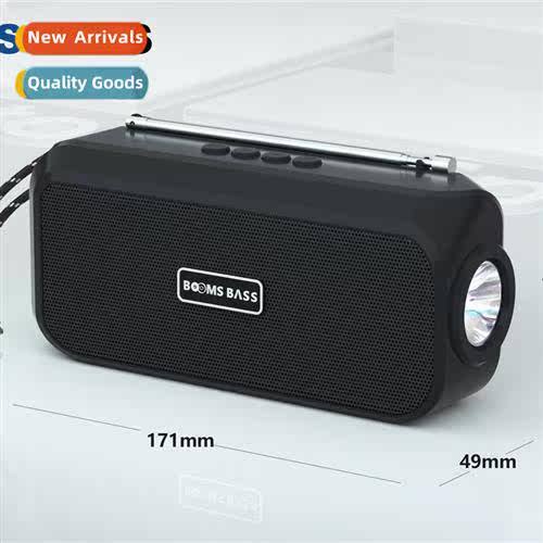 L-105 solar wireless bluetooth LED flashlight speaker portab