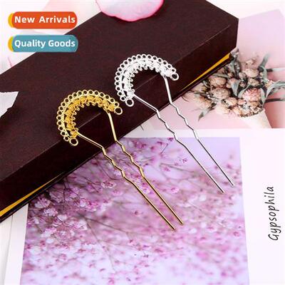 Hairpin diy material ancient style Chinese dress step rock h