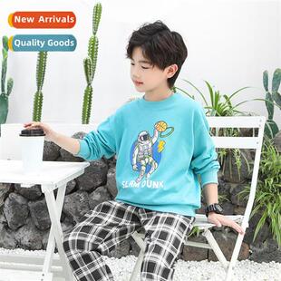 23 spring childrens casual sweater sweatpants boys and girls