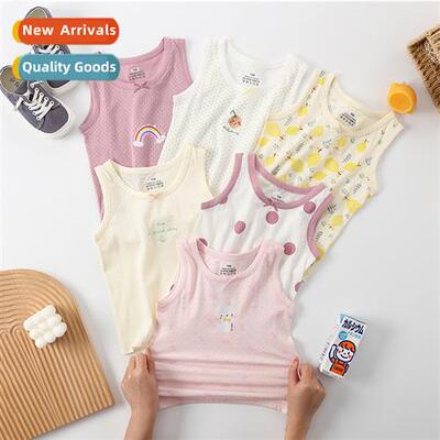 23 childrens undershirt summer new thin secti mesh breathabl