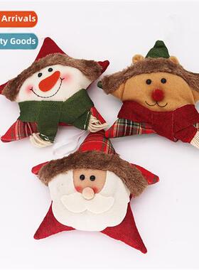 Christmas decoratis 20*23cm Santa Claus snowman deer pentagr