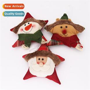 23cm Santa Claus Christmas deer snowman pentagr decoratis